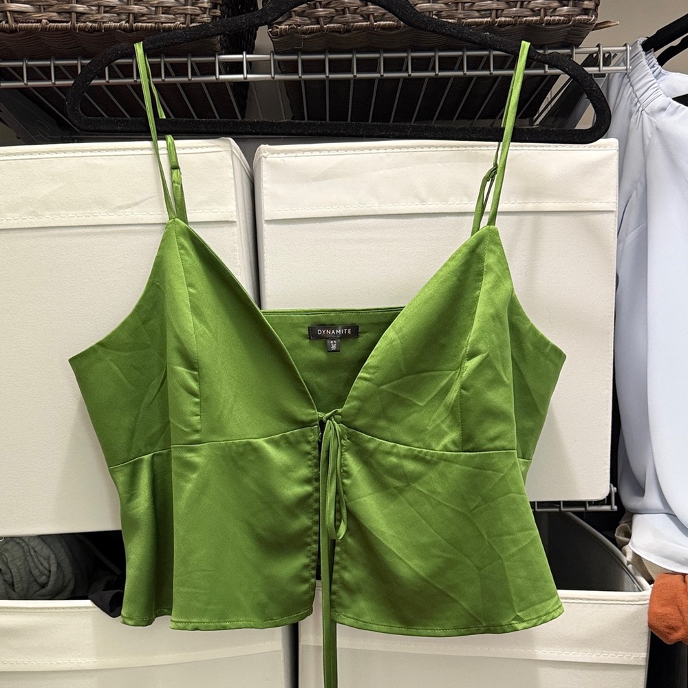 Dynamite Vibrant Green Camisole